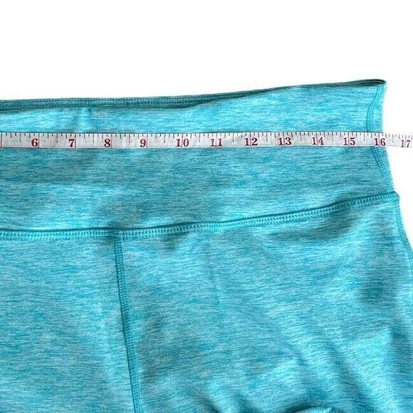 ID Ideology Leggings Women's L Blue Space Dye Pull-On Crop Athleisure Loungewear - Picture 5 of 9